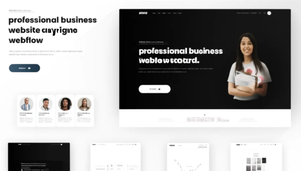 Site d'entreprise Webflow