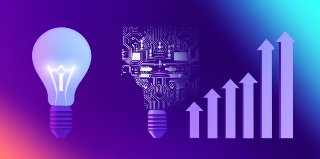 De l'idée à l'excellence - Parcours visuel montrant l'évolution d'une idée créative vers l'excellence technologique
