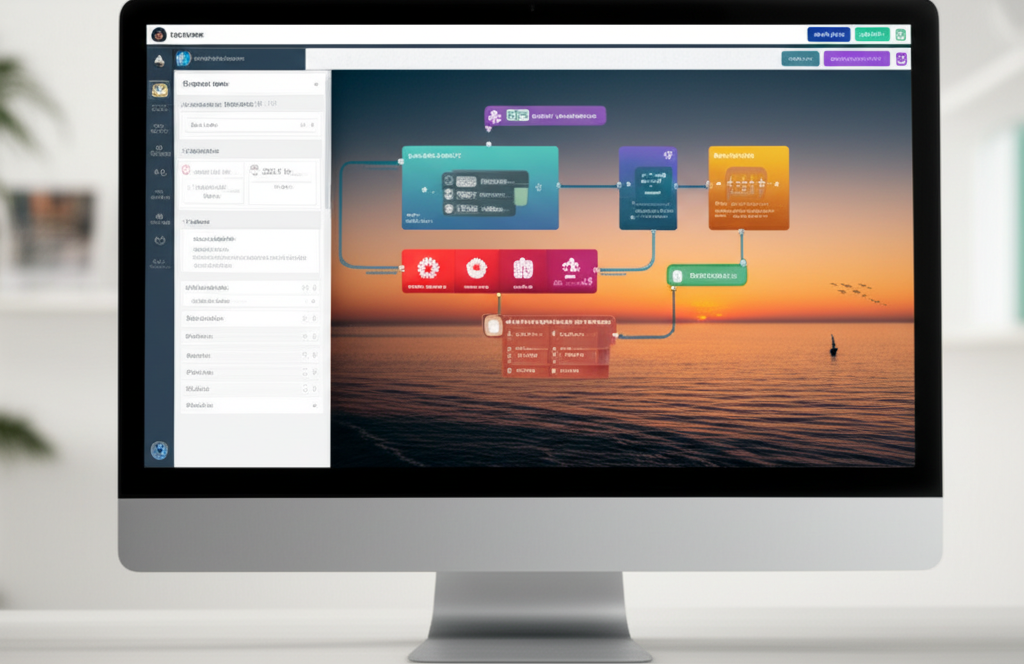 Interface IA Low-Code/No-Code pour PME
